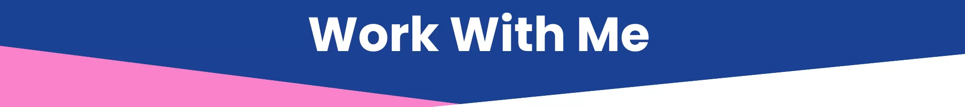 Work With Me wording on banner for Rachel's Social Snippets